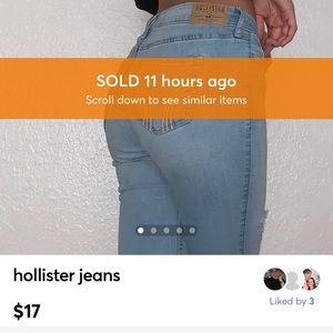 !!SOLD!! Hollister jeans